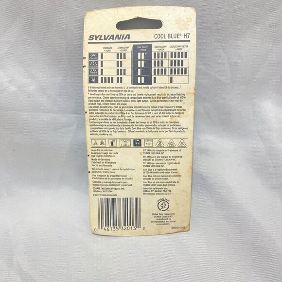 Sylvania H7 CB Cool Blue Headlight Bulb Sealed Unopened - Picture 6 of 9